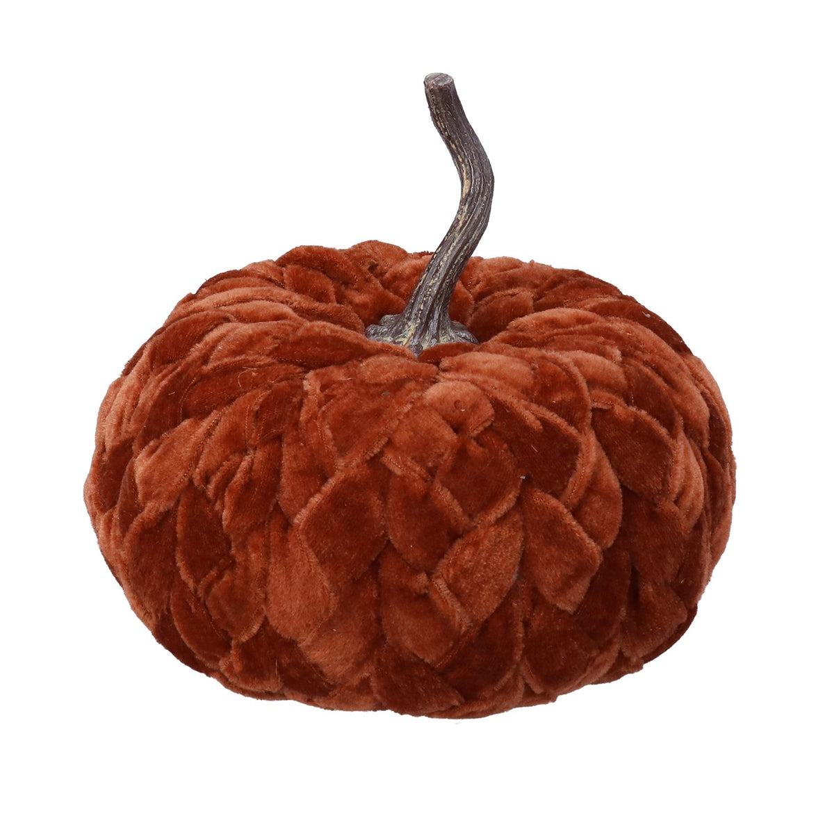 Ornament - Orange Braid Pumpkin Velvet