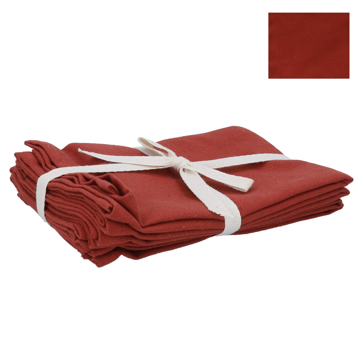Pack/4 Cotton Napkin 40cm | Russet