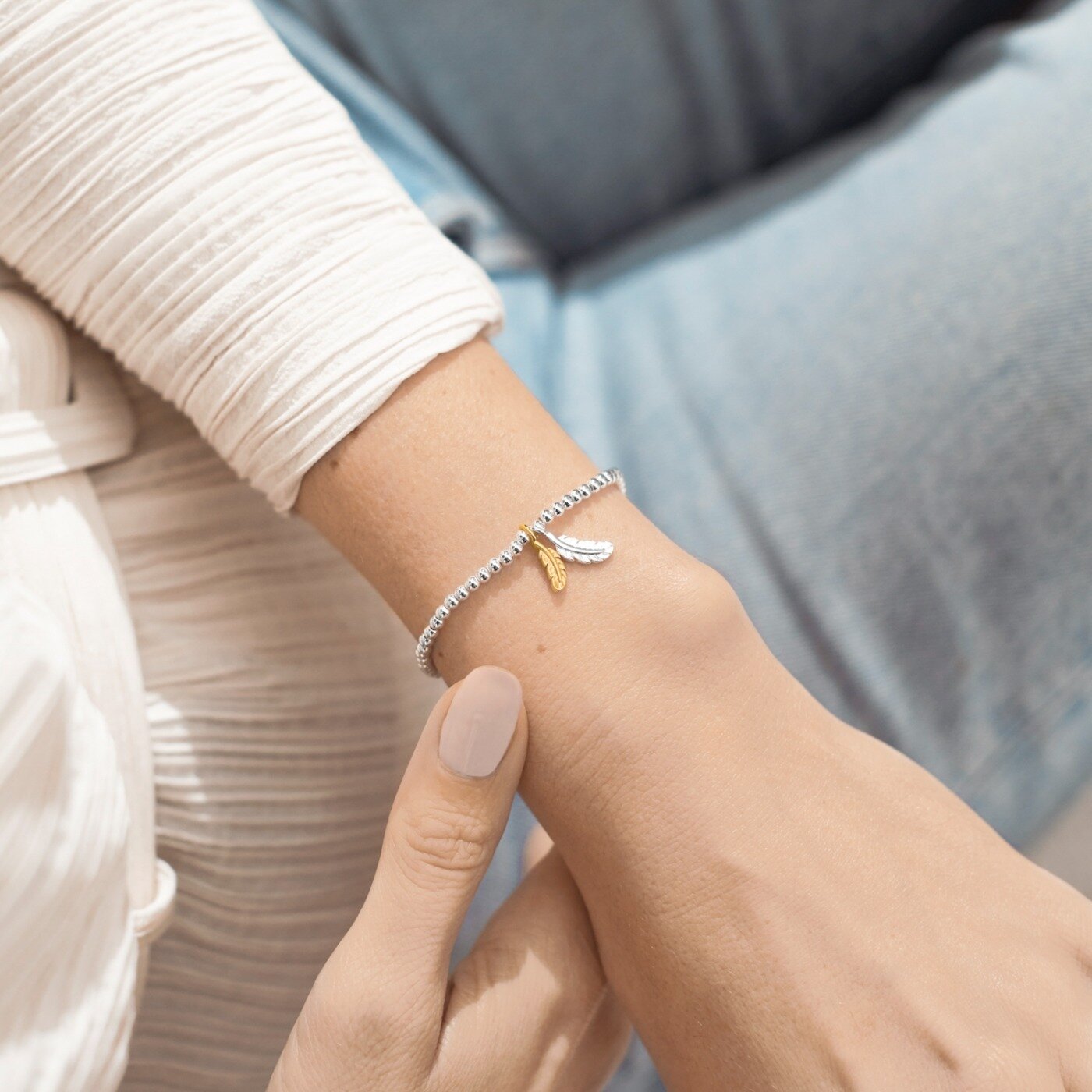 A Little | Feathers Appear When Loved Ones Are Near | Bracelet