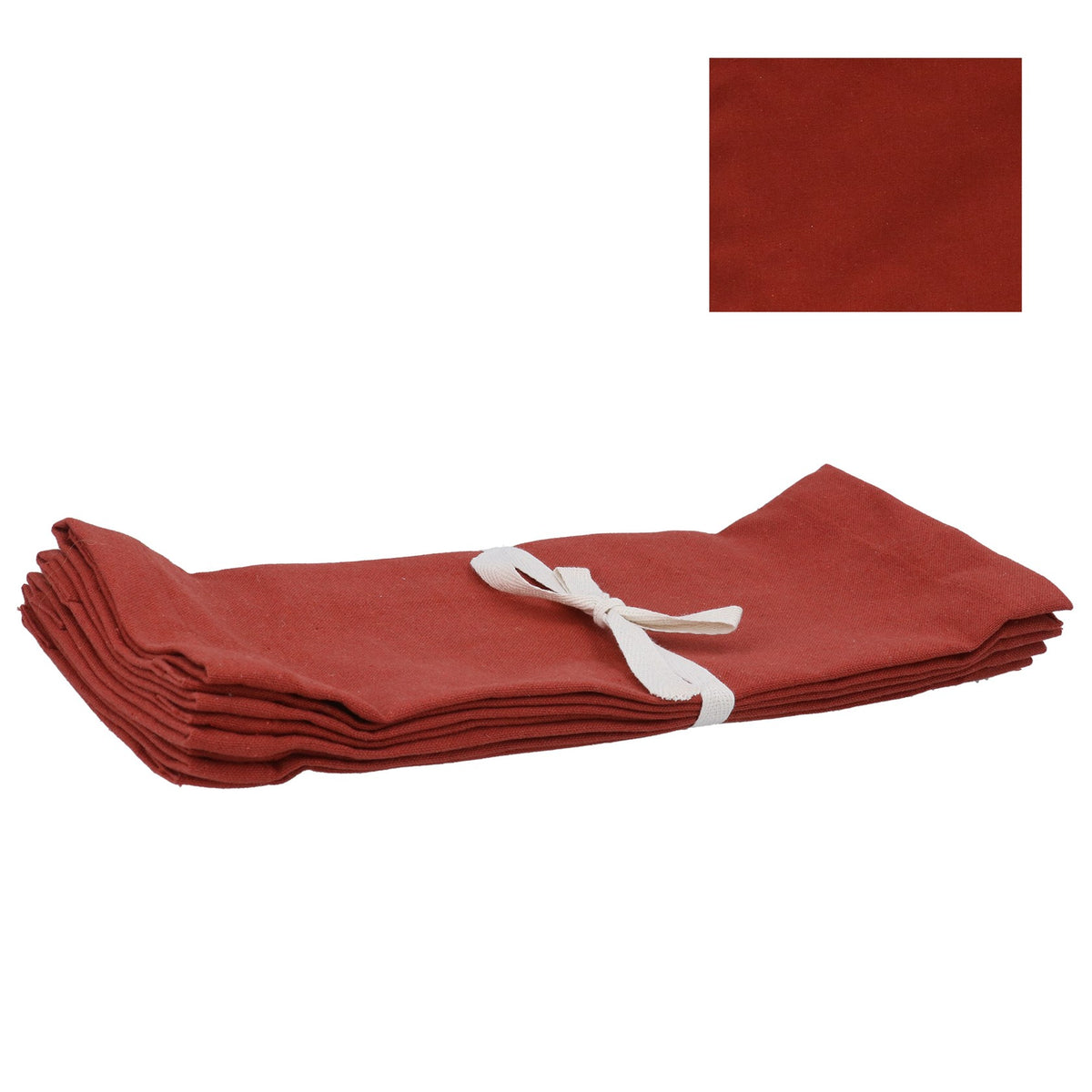 Pack/4 Cotton Placemat 45cm | Russet