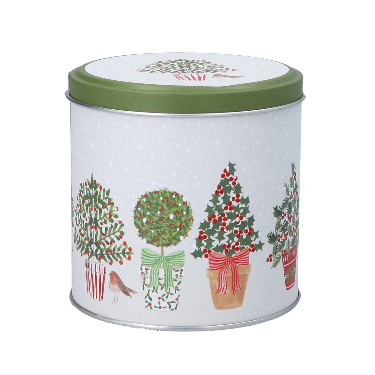 Chocolate Tin Christmas Topiary