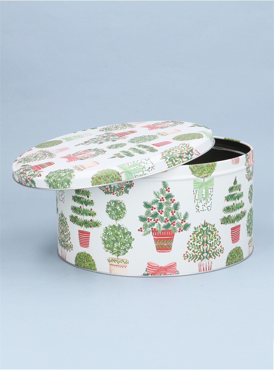 Cake Tin Christmas Topiary