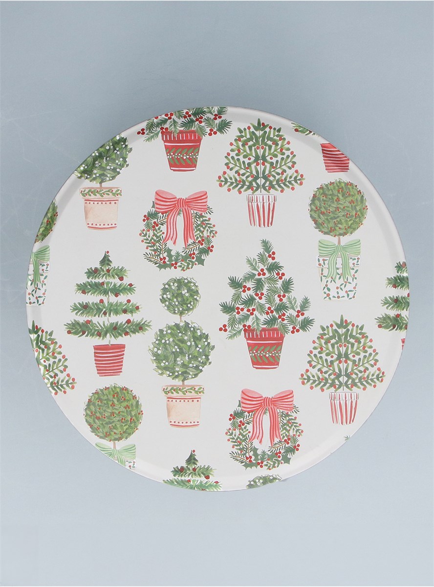 Cake Tin Christmas Topiary