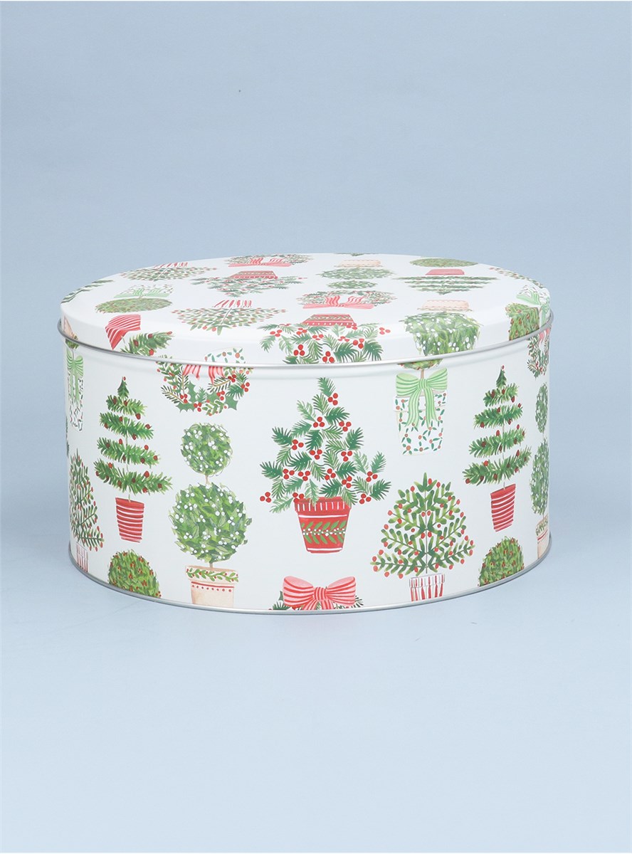 Cake Tin Christmas Topiary