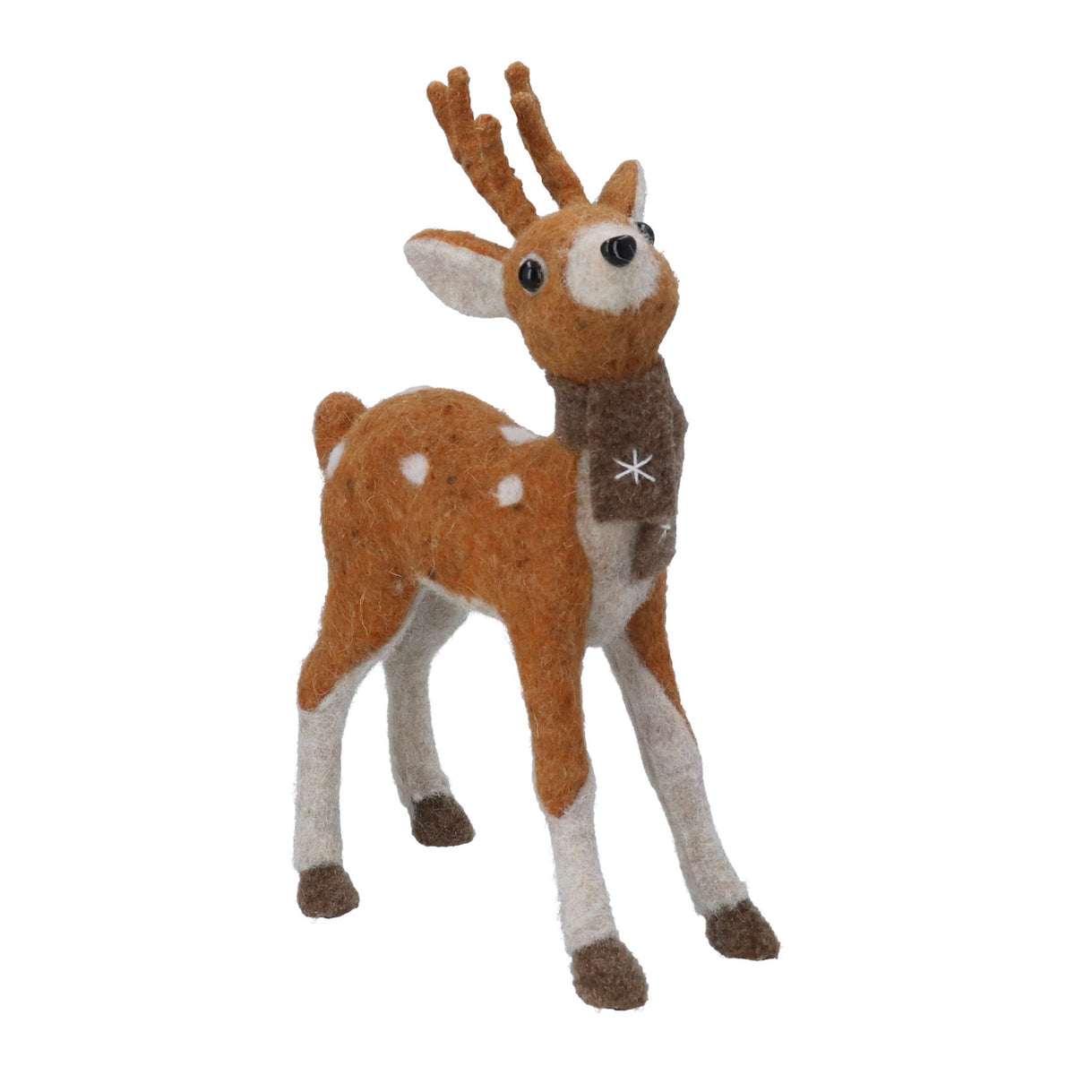 Mixed Wool Deer Ornament 30cm