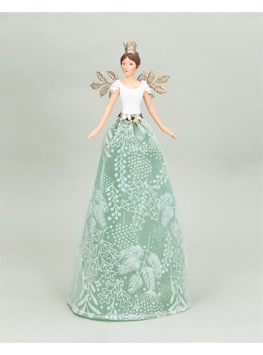 Tree Topper | Winter Palace Green Angel | 29cm