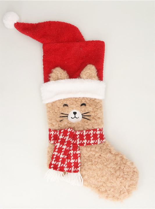 Fabric Stocking Cat | 63cm