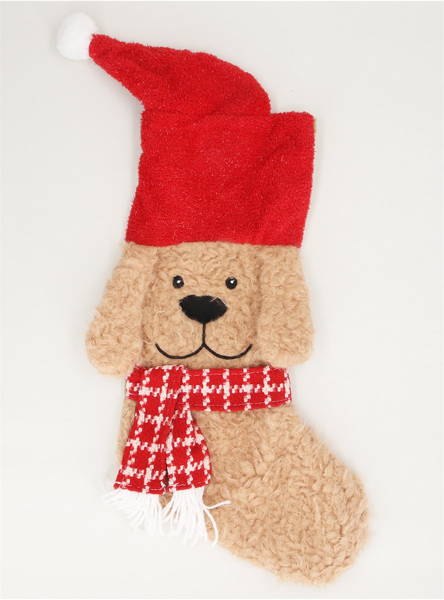 Fabric Stocking Dog | 63cm