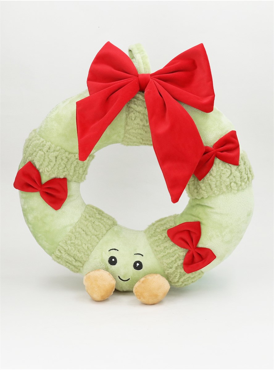 Doorstop or Shelf Sitter | Happy Wreath