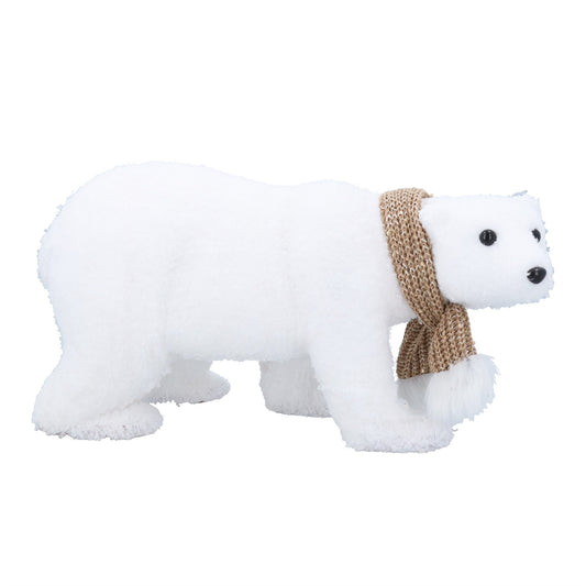 Polar Bear With Scarf | Fabric Ornament 46cm