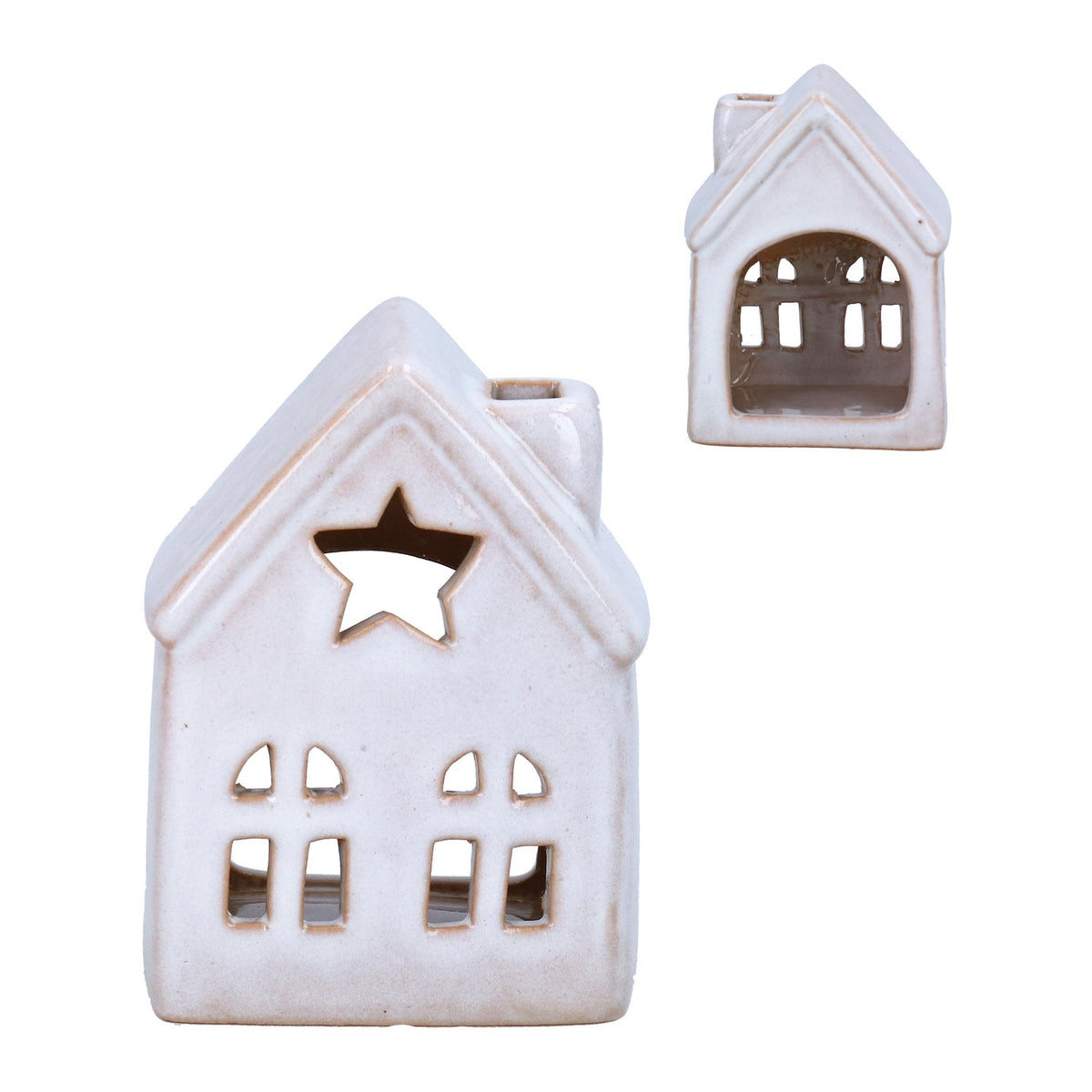 Ceramic Nite Lite 9cm White House