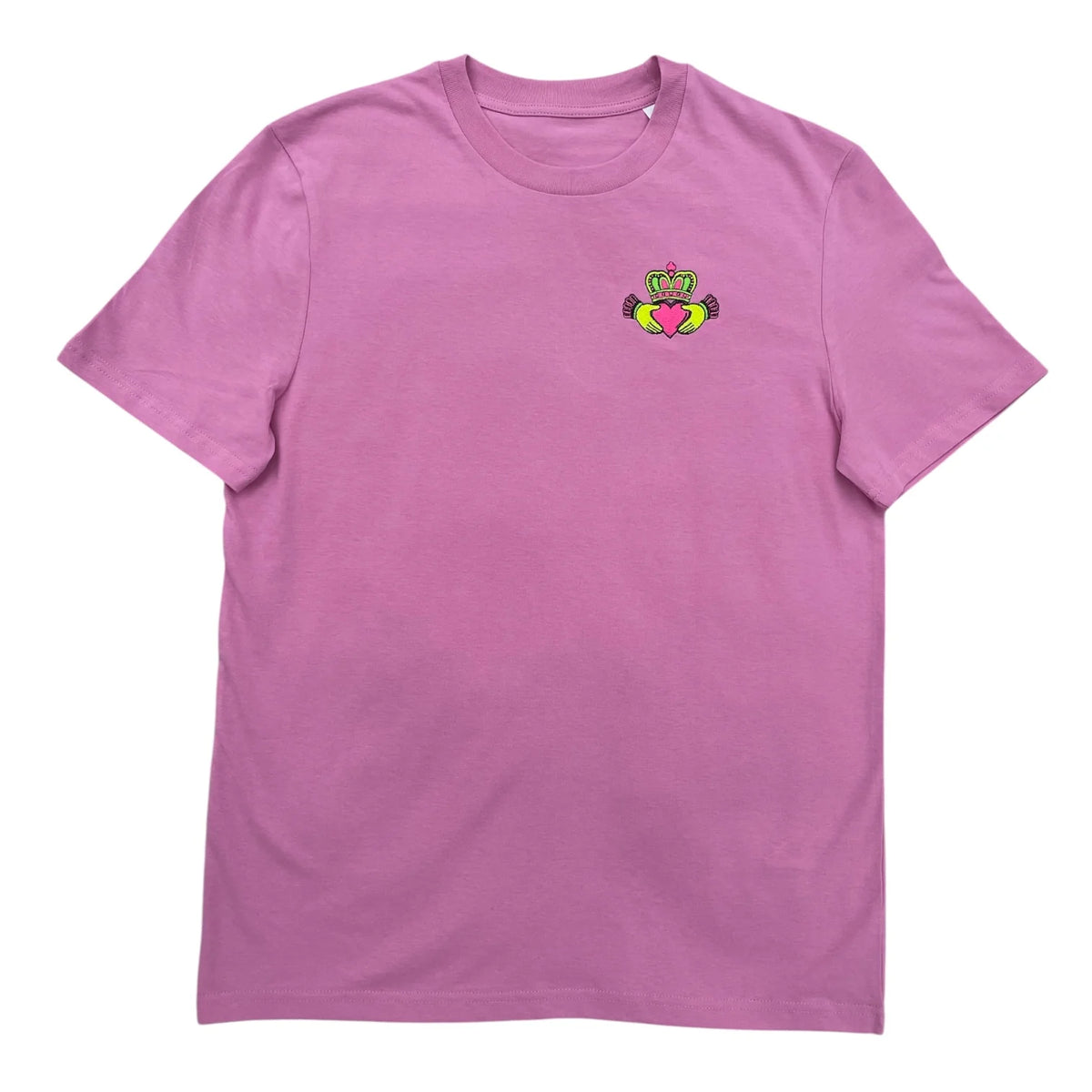Neon Claddagh T-shirt | Pink