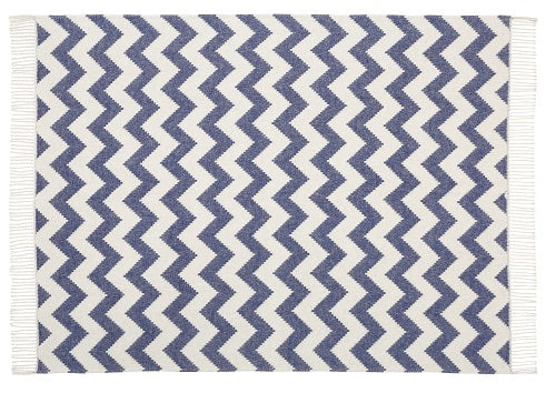 Scatter Box | Ziggy Throw | 127x178cm | Navy / Grey