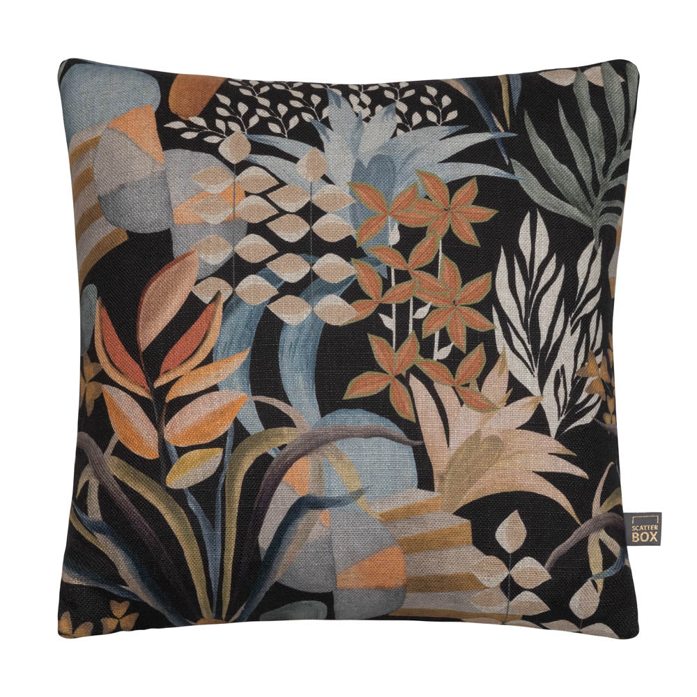 Scatter Box | Mid Summer Cushion | 58x58cm | Black