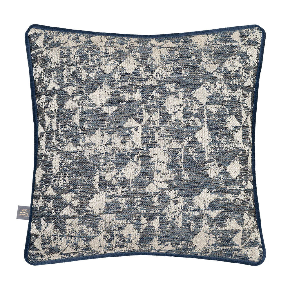 Scatter Box | Joni Cushion Blue & Silver | 58 x 58cm