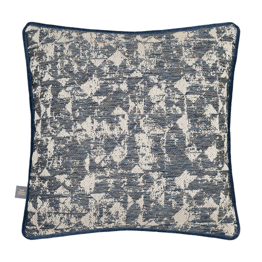 Scatter Box | Joni Cushion Blue & Silver | 58 x 58cm