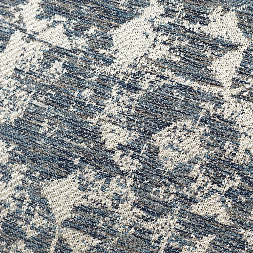 Scatter Box | Joni Cushion Blue & Silver | 58 x 58cm
