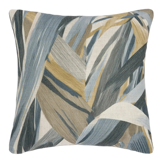 Scatter Box | Elin Cushion | Natural & Blue | 58 x 58cm
