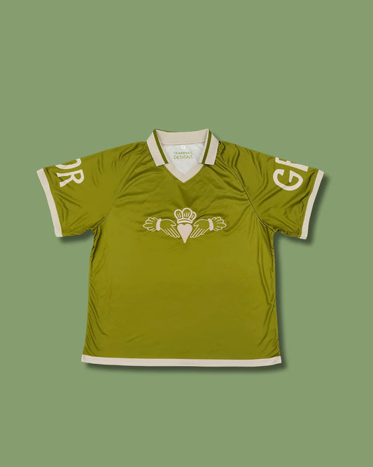 Claddagh Retro Oversized Style Football Jersey | X Small