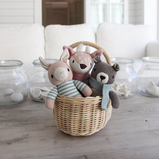ThreadBear | Finbar Hare Knitted Soft Toy 18cm