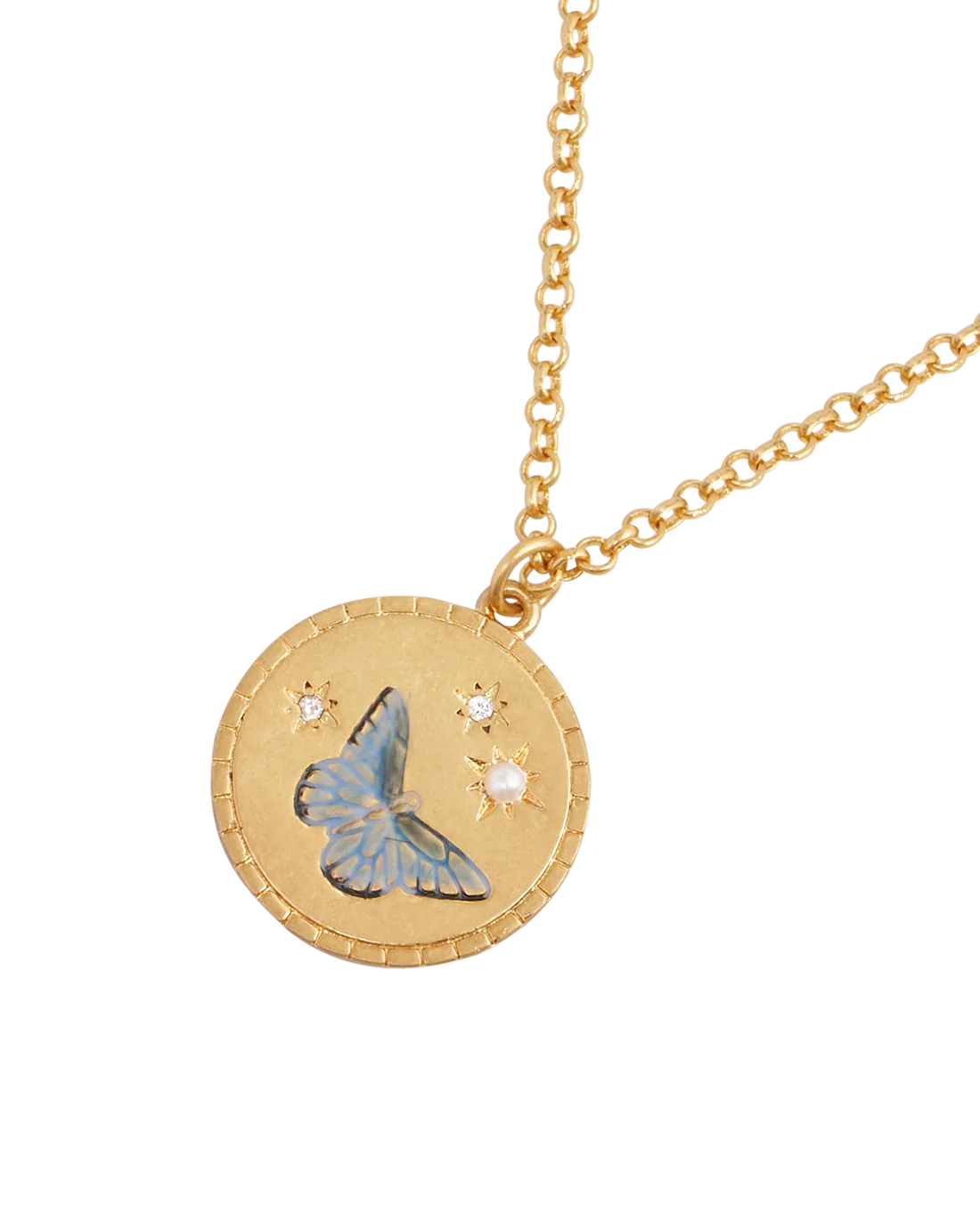 Butterfly Spirit Guide Pendant Necklace