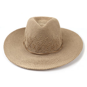 Buff Recycled Polyester Packable Fedora Style Hat