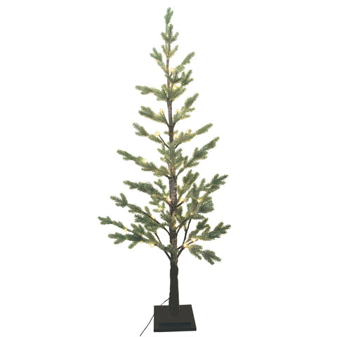 Frosted Fir Twig Tree With Lights | Large