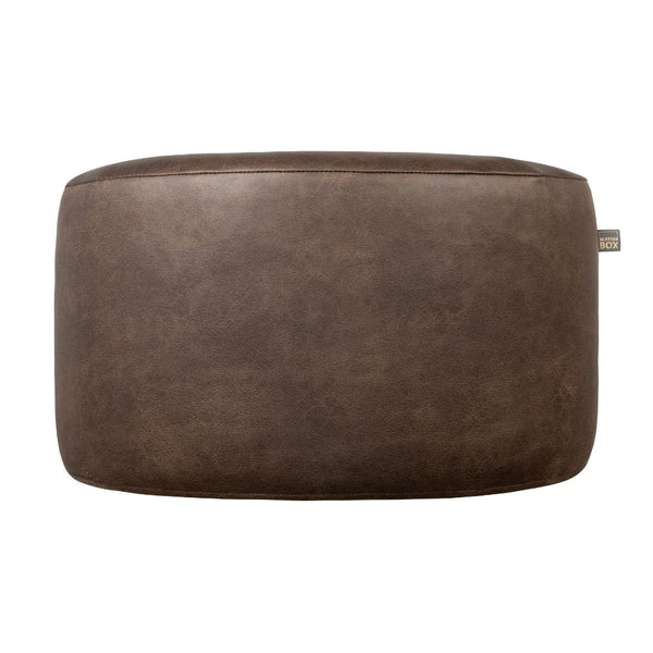 Scatter Box | Nanouk Ottoman Round | Dark Brown