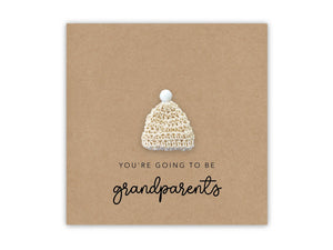 Fifi's Handcrafted | You're Going To Be Grandparents Card | Blue