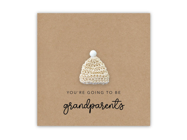 Fifi's Handcrafted | You're Going To Be Grandparents Card | Blue