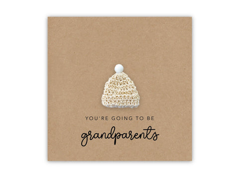 Fifi's Handcrafted | You're Going To Be Grandparents Card | Blue