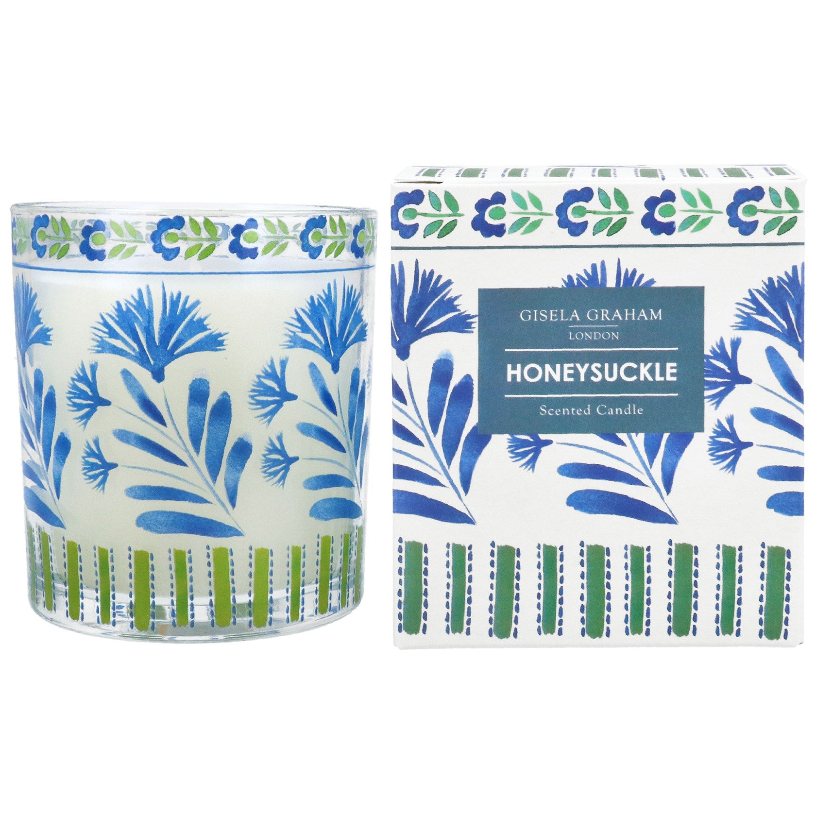 Country Flowers Scented Box Candle|Lge