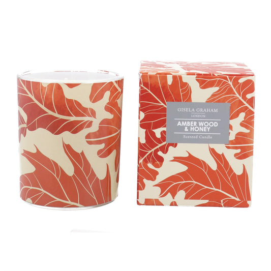 Boxed Scented Candle 8.5cm | Autumn Oak Leaves