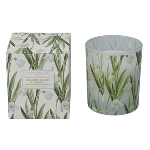 Scented Boxed Candle | Snowdrop | Jasmine Wood & Vanilla | Large