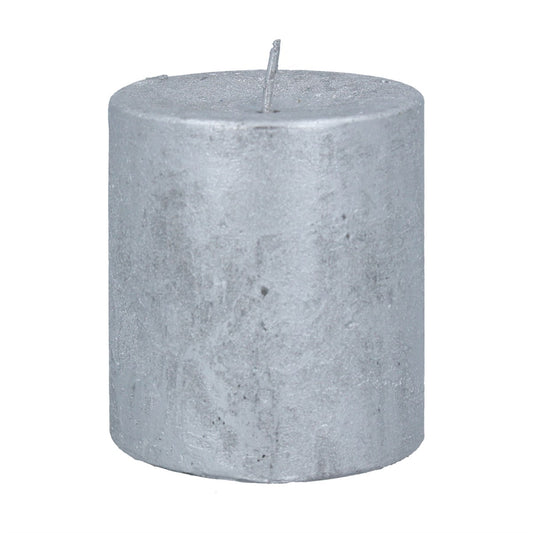 Pillar Candle | Silver | Sml