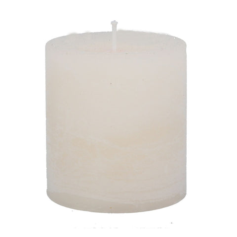 Ivory pillar candle sml