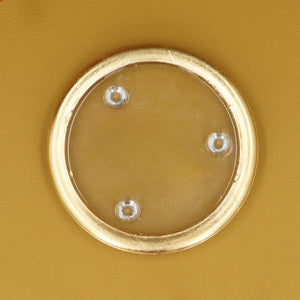 Gold Glass Candle Plate