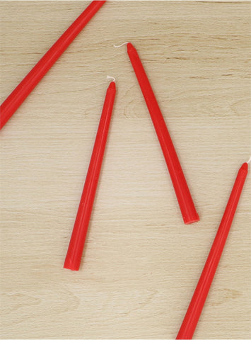 Red Taper Dinner Candle | Box of 4