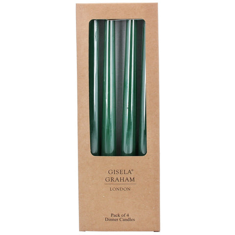 Dark green taper dinner candle box/4