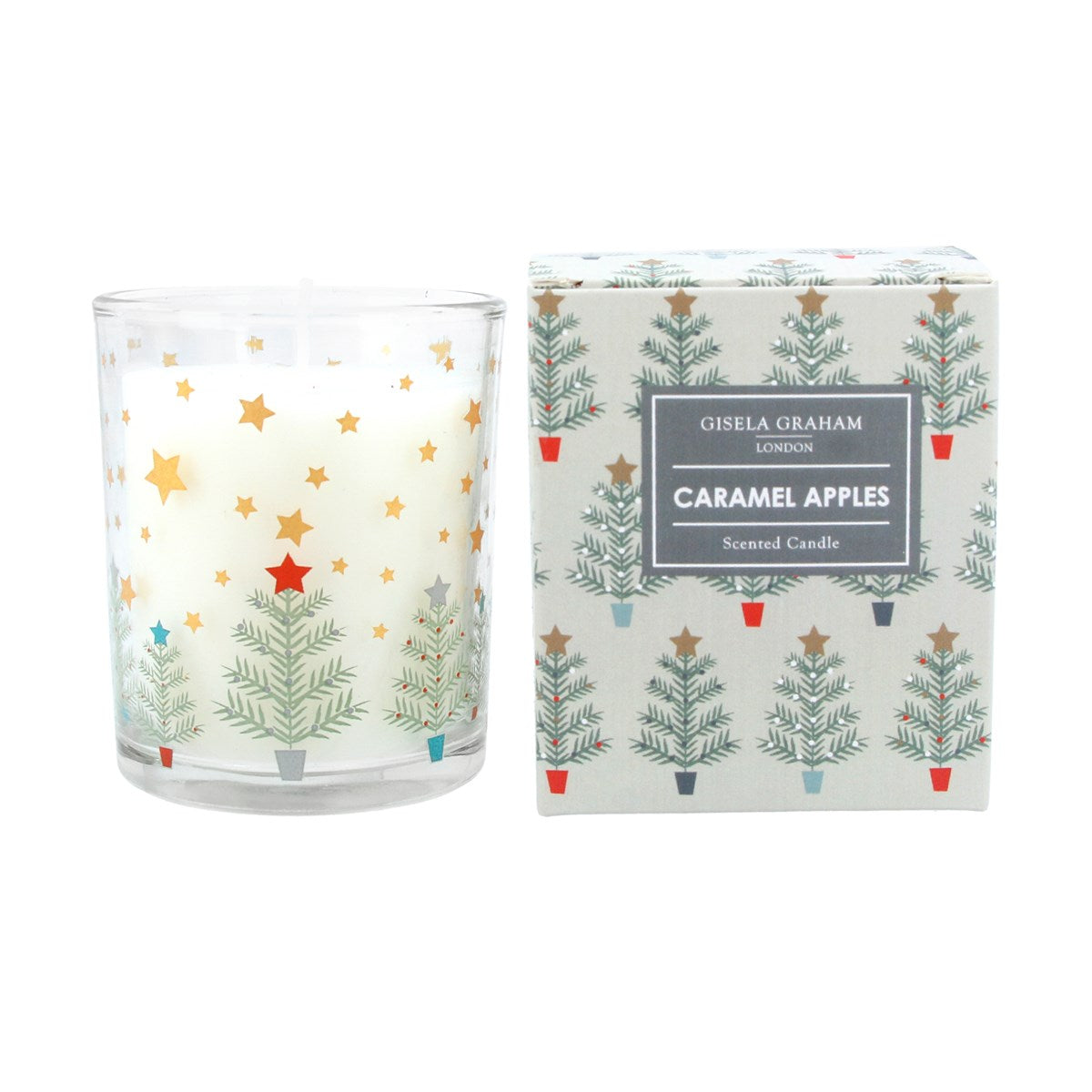 Trees/Stars Scented Boxed Candle Sml