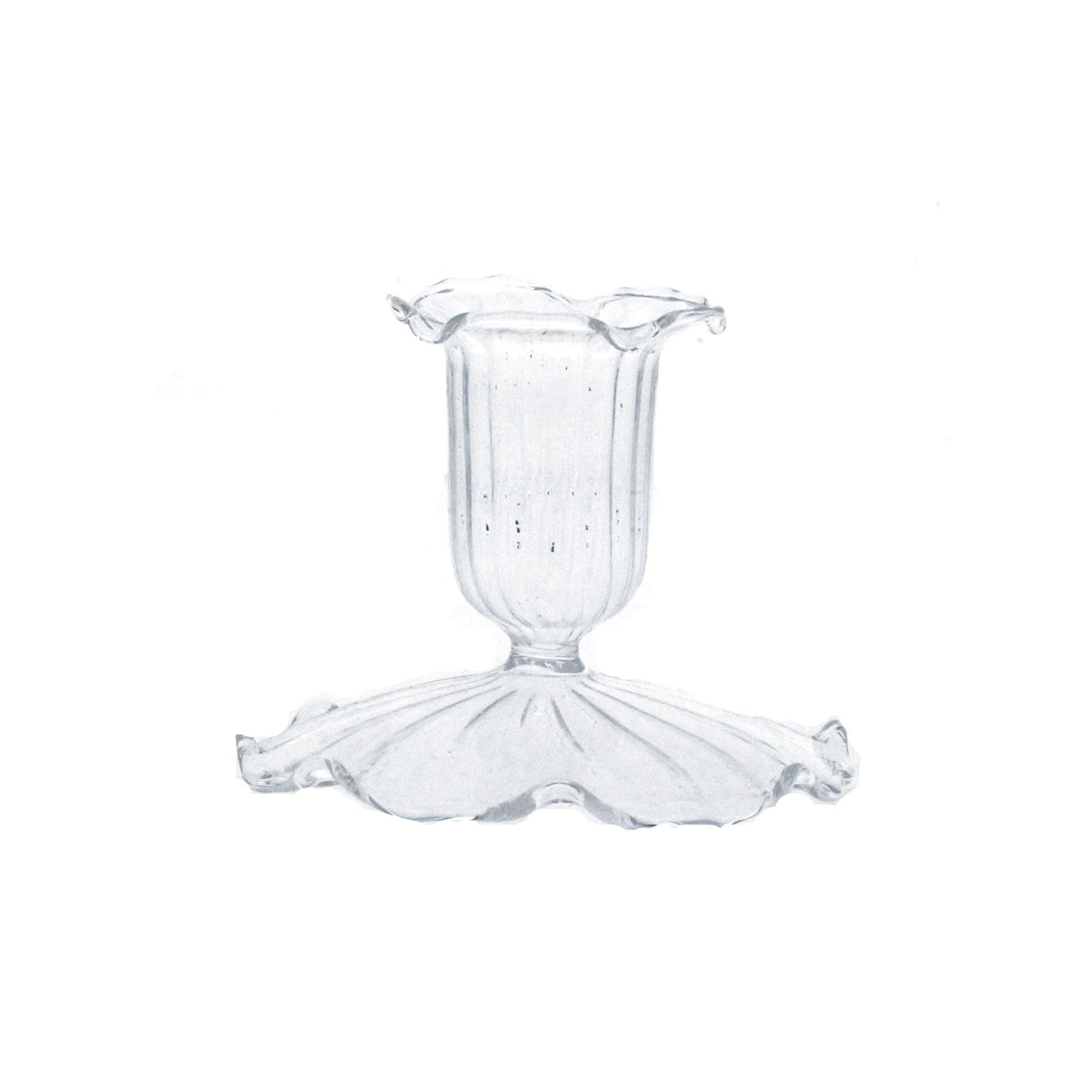 Glass Candle Stick | Clear | Small