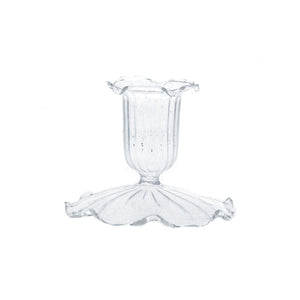 Glass Candle Stick | Clear | Small