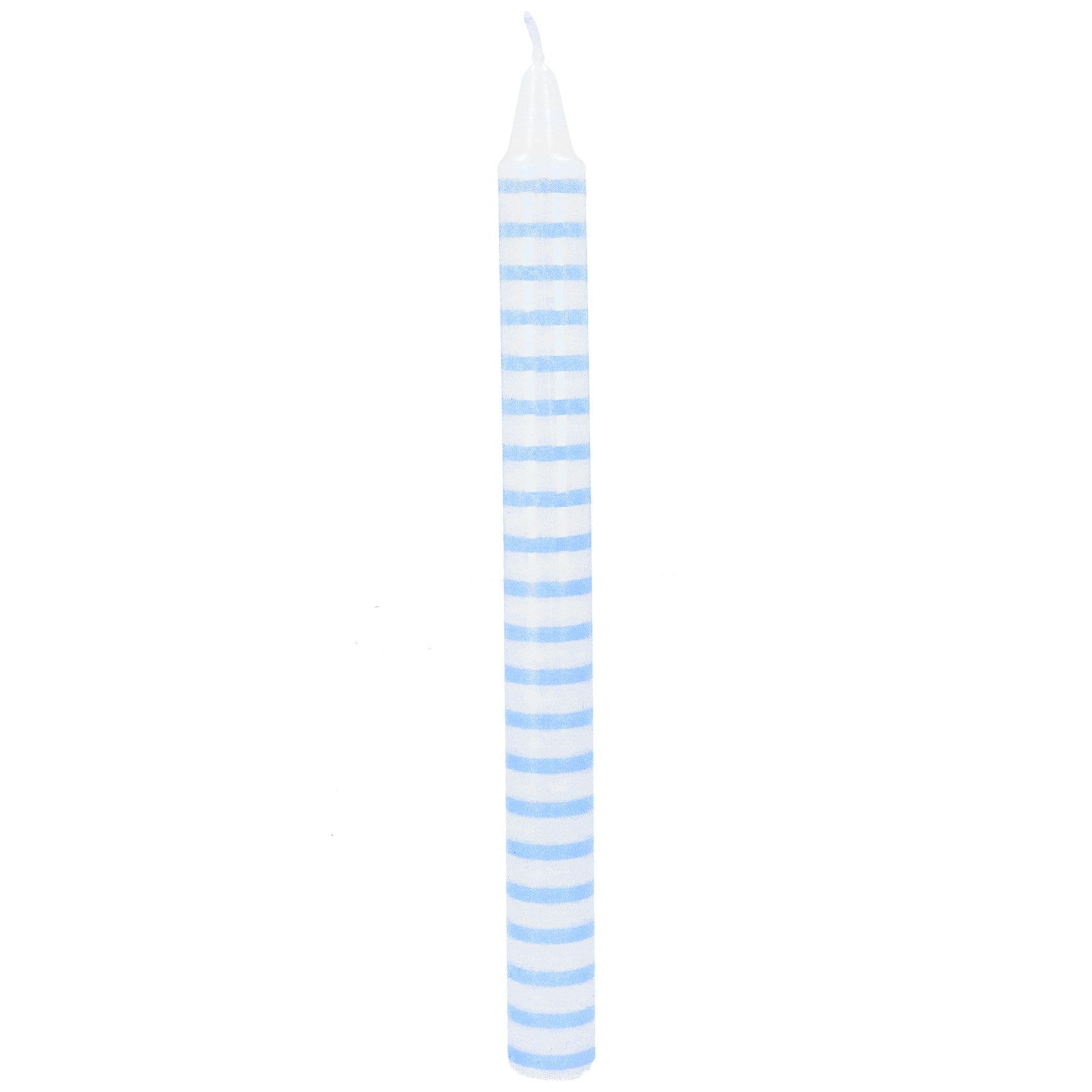 Blue Stripe | Crown Candle | 23cm