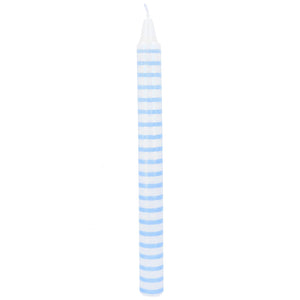 Blue Stripe | Crown Candle | 23cm