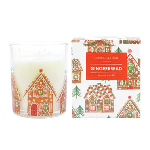 Gingerbread House Boxed Candle Pot Sml