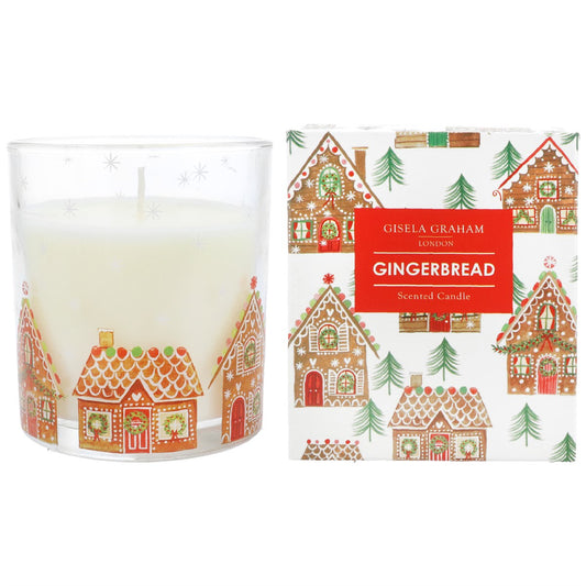 Gingerbread House Boxed Candle Pot Lge