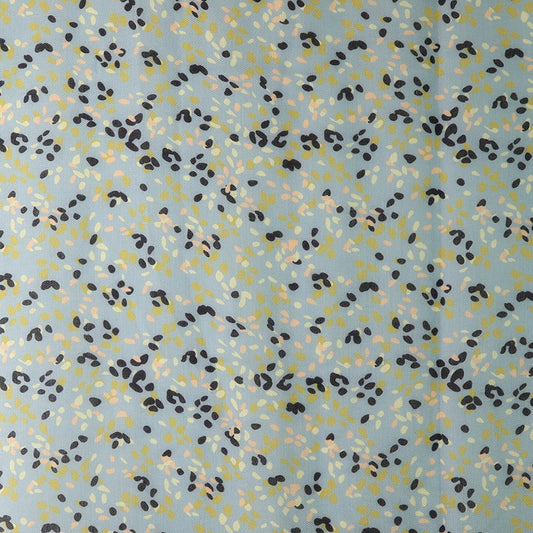 Pale Mint Green Ditsy Print Recycled Poly Scarf