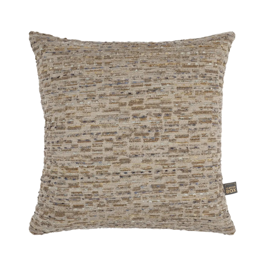 Scatter Box | Brett Cushion |  Natural & Blue | 43 x 43cm
