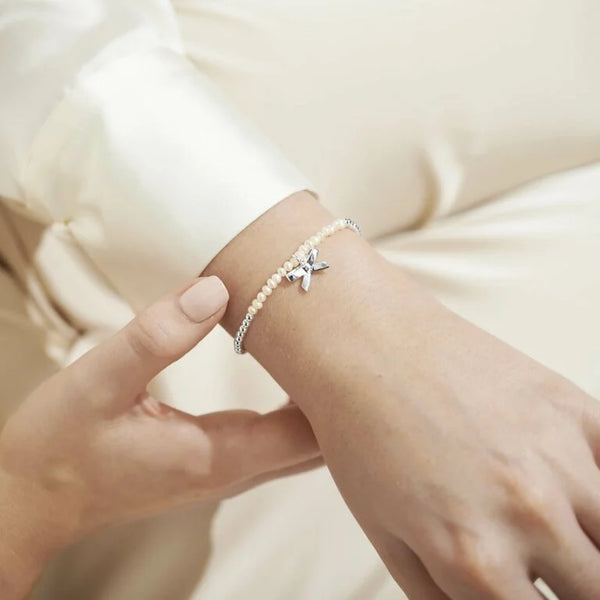 Bridal Pearl Bracelet 'I couldn't Say I Do Without You' | Joma Jewellery