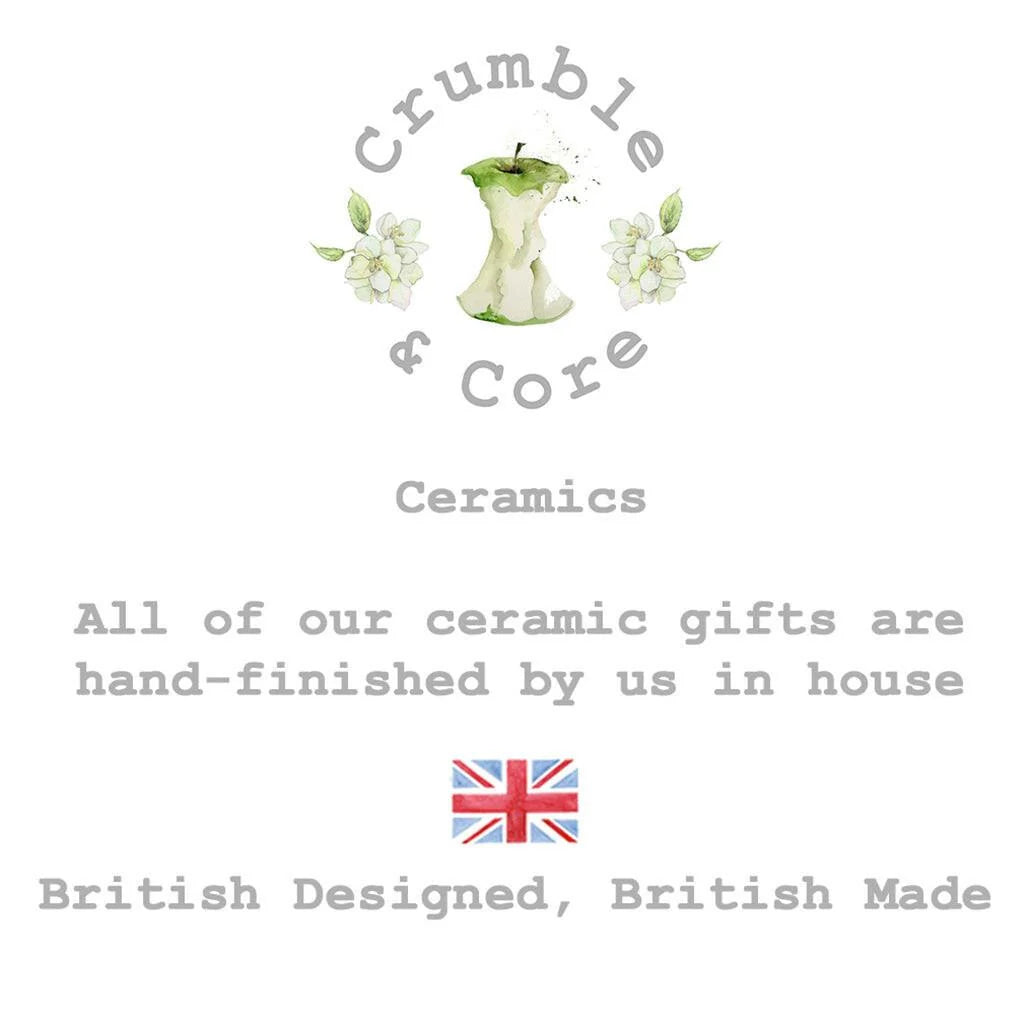 Ceramic Coaster | Forget Me Not | Love & Comapssion